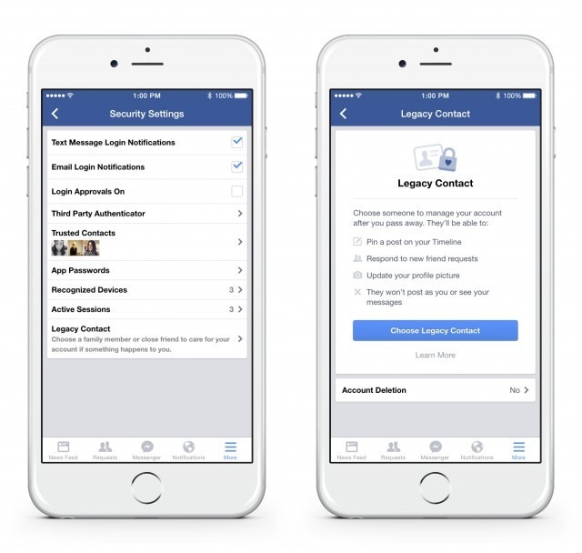 Como configurar tu cuenta de Facebook para que un amigo o familiar pueda gestionarla tras tu muerte gracias a la nueva característica de contacto de legado