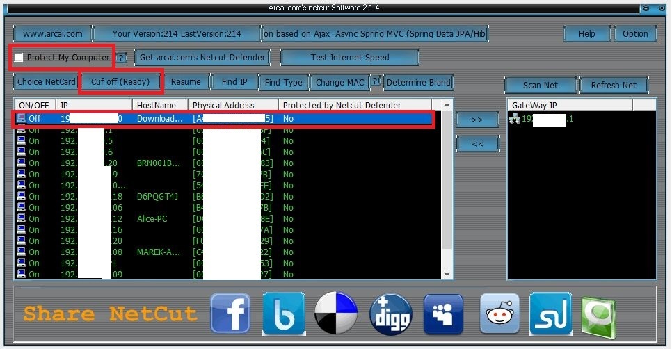 Como eliminar dispositivos conectados a nuestra red local gracias a Netcut