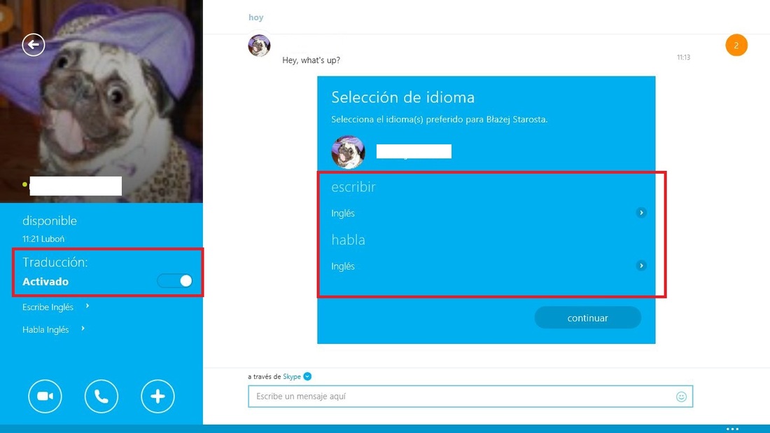 Como hacer uso del traductor en tiempo real de Skype en tus conversaciones