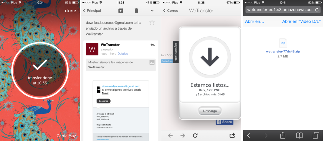 Como enviar archivos de gran tamaño desde iPhone a otros dispositivos