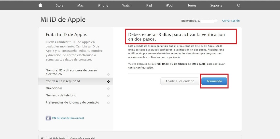 Como mejorar la seguridad en Apple gracias a la doble verificación