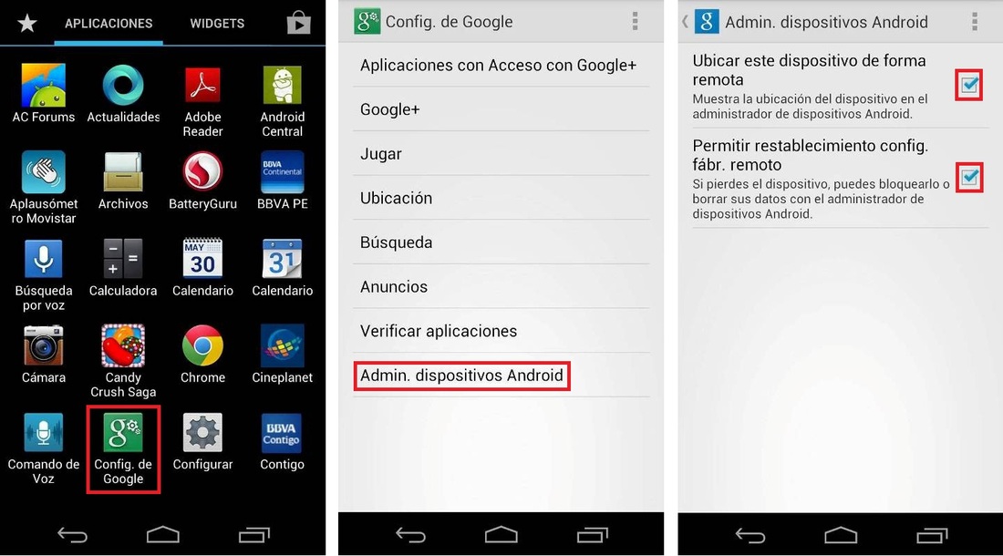 Android, seguridad, localizacion, smartphone, tableta,