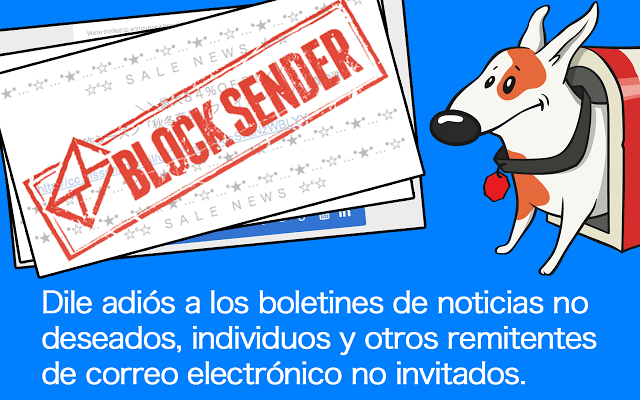 correo electrónico, gmail, Google, remitente, bloqueo, Block Sender: Bloquear Remitente para Gmail,