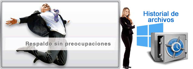 recuperar archivos, Windows 8, historial de archivos,