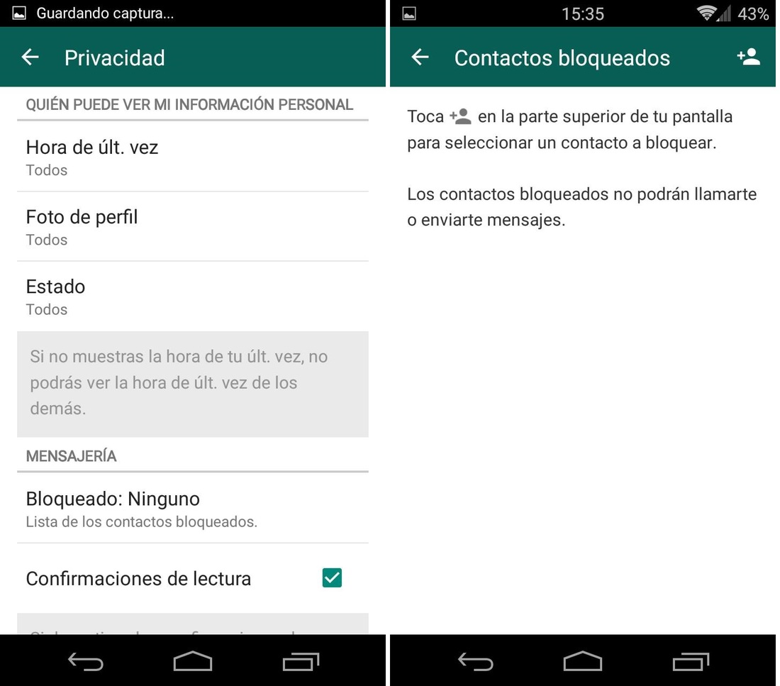 bloquear llamads de whatsapp