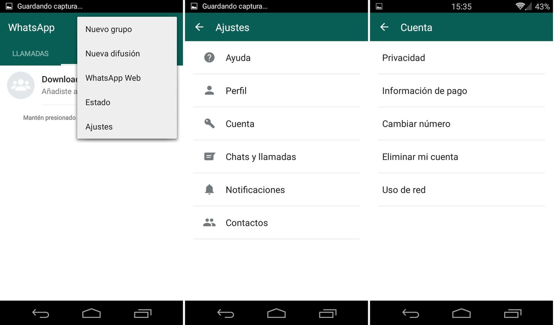 bloquear llamadas y mensajes de whatsapp