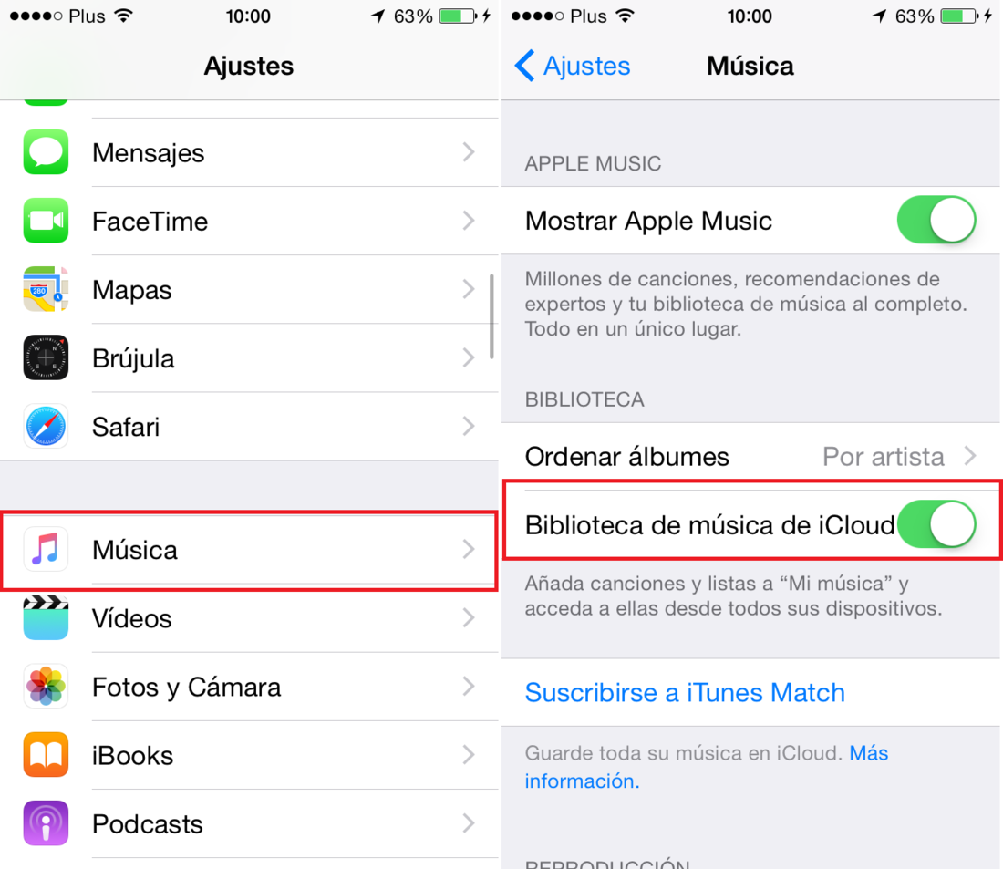 Como escuchar musica de Apple music sin conexión a internet en tu iPhone o ipad