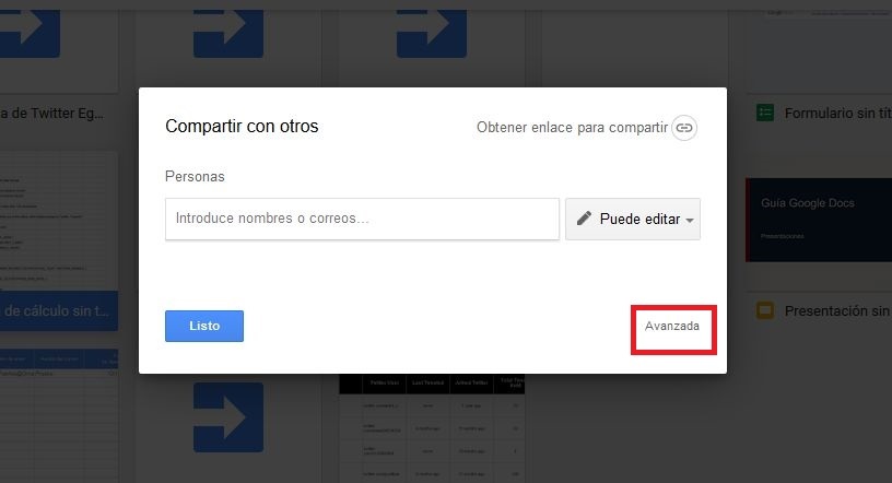 Comparte archivos de Google Drive y evita que puedan descargar el archivo