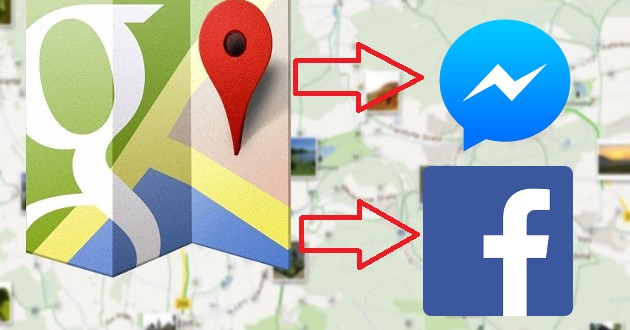 Comparte de Google Maps en Facebook o Messenger en iOS