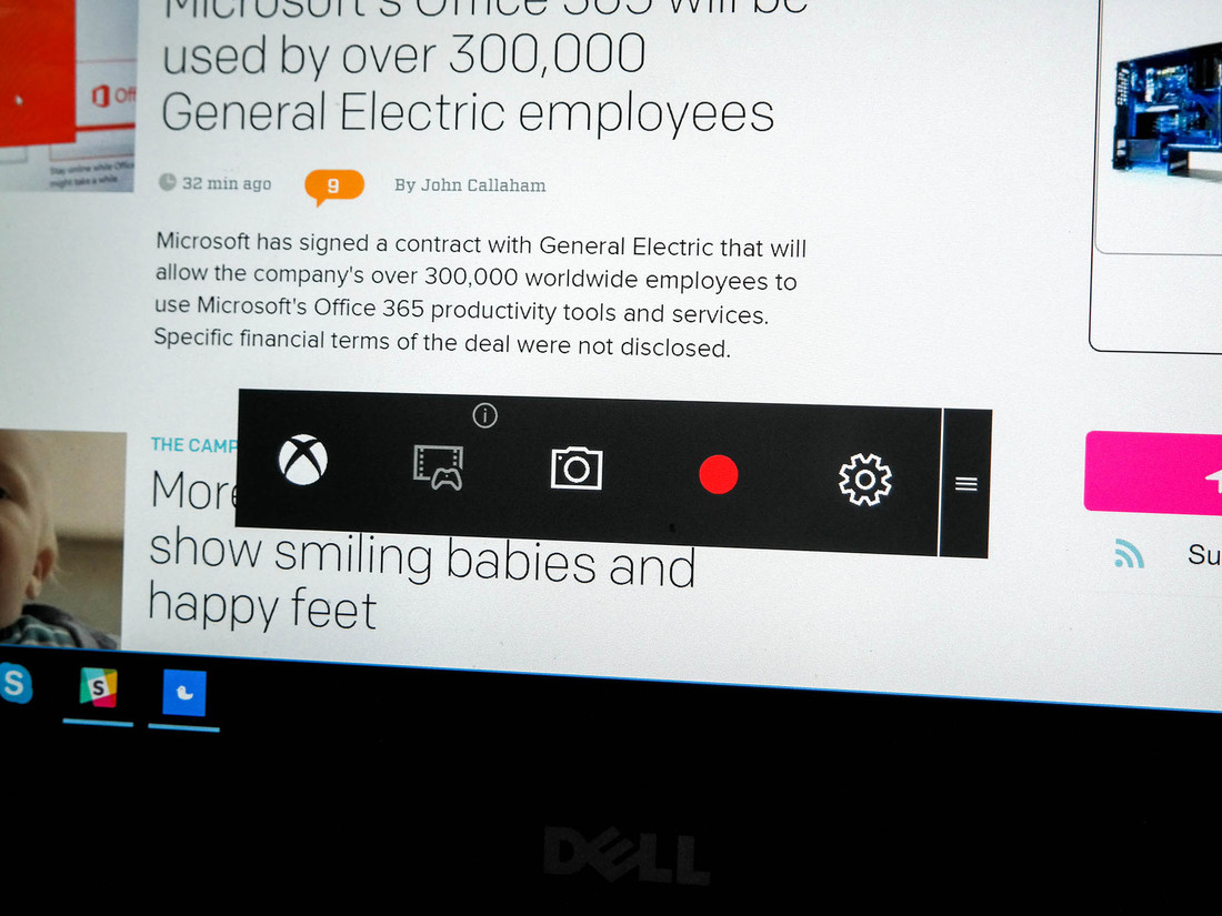 GAME DVR de Windows 10 permite grabar la pantalla de tu ordenador e incluso tus videojuegos
