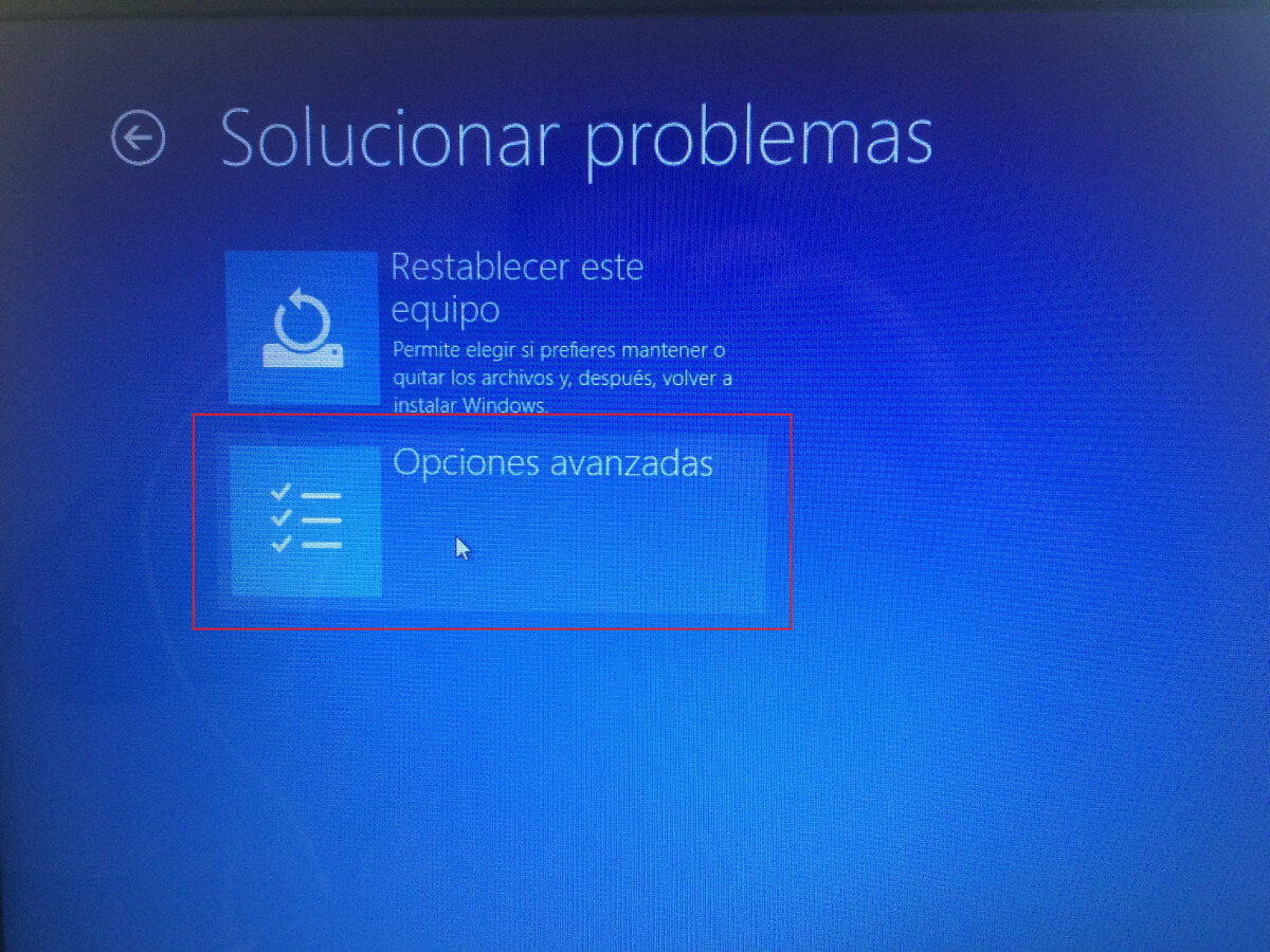 modo seguro en Windows 10 de microsoft