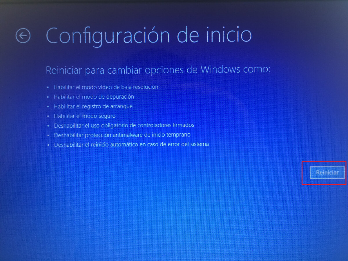 Como iniciar el modo a prueba de errores en Windows 10