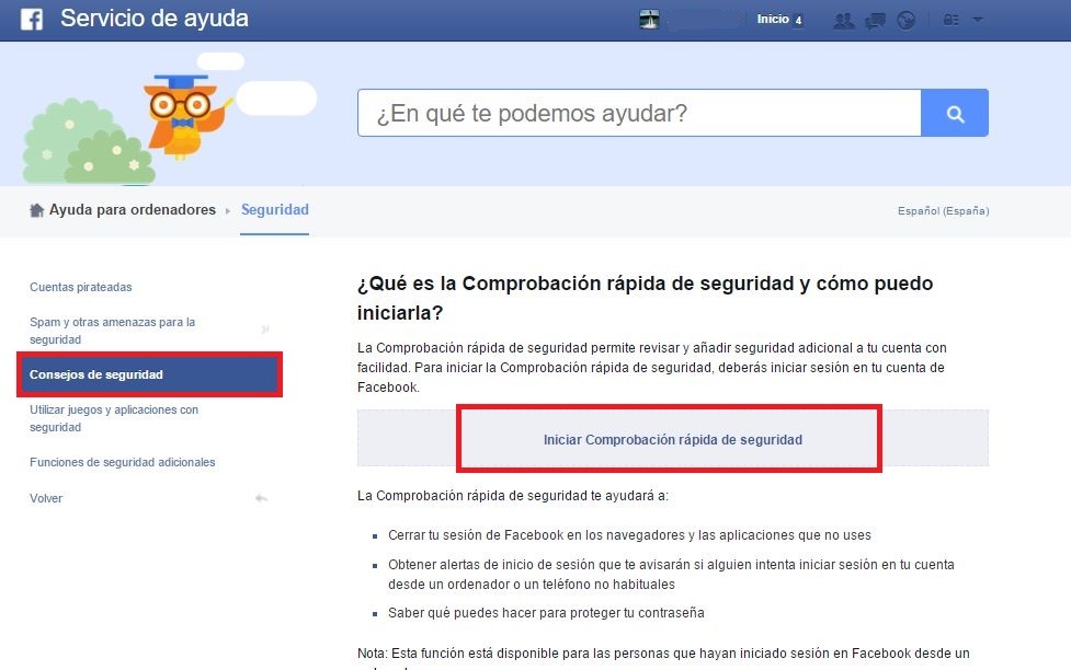 Facebook mejora tu seguridad del perfil