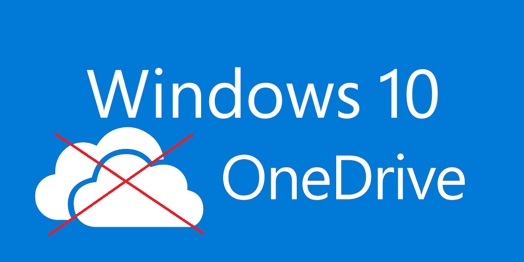 Ocultar OneDrive de tu windows 10