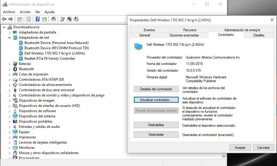 solucionar problemas de conectividad Wifi en Windows 10