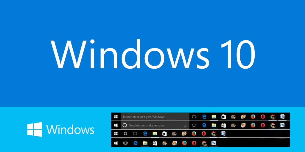 Como eliminar la caja de busqueda de windows 10 con cortana