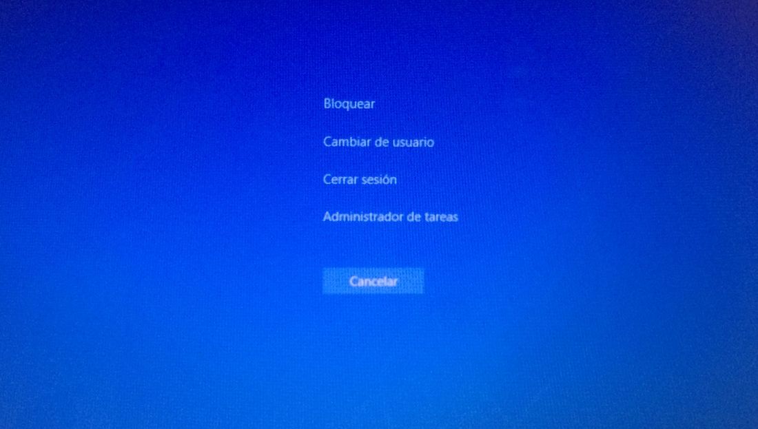 Cerrar sesión y cambiar de cuenta de usuario en Widows 10