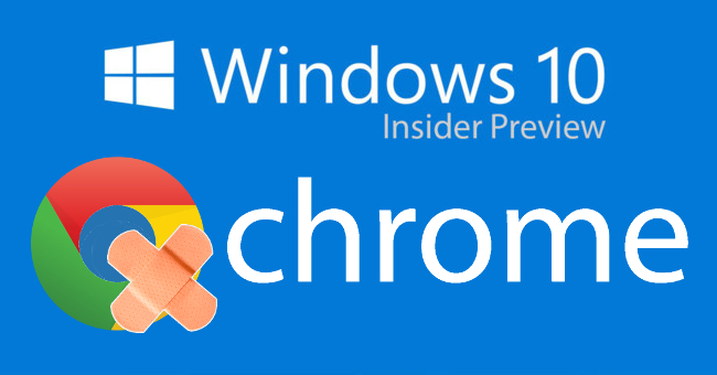 Como solventar el problema de Google Chrome cuando se actualiza el sistema operativo Windows 10 Insider