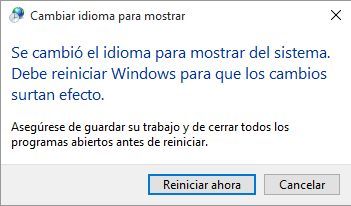 Como configurar tu idioma en Windows 10