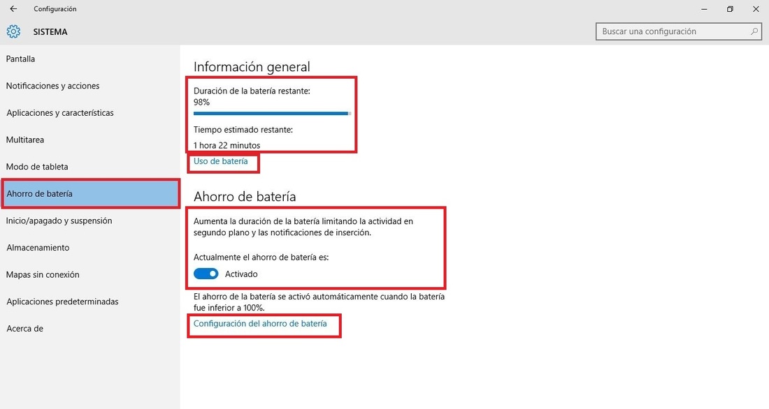 Como ahorrar la batería de tu ordenador con windows 