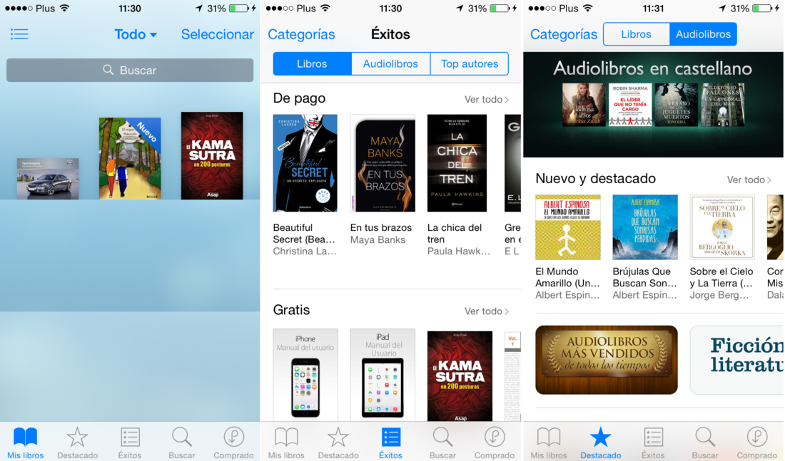 iBook en la actaulización de iOS 8.4 de iPhone o iPad