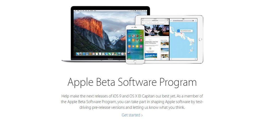 Beta plublica de iOS 9