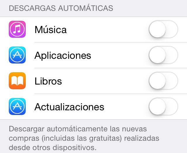 Descargas automáticas en iOs ya están activas