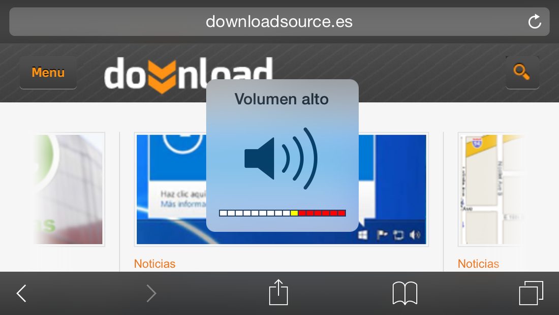 controlar el volumen de tu dispositivo iOS en iPad o iPhone