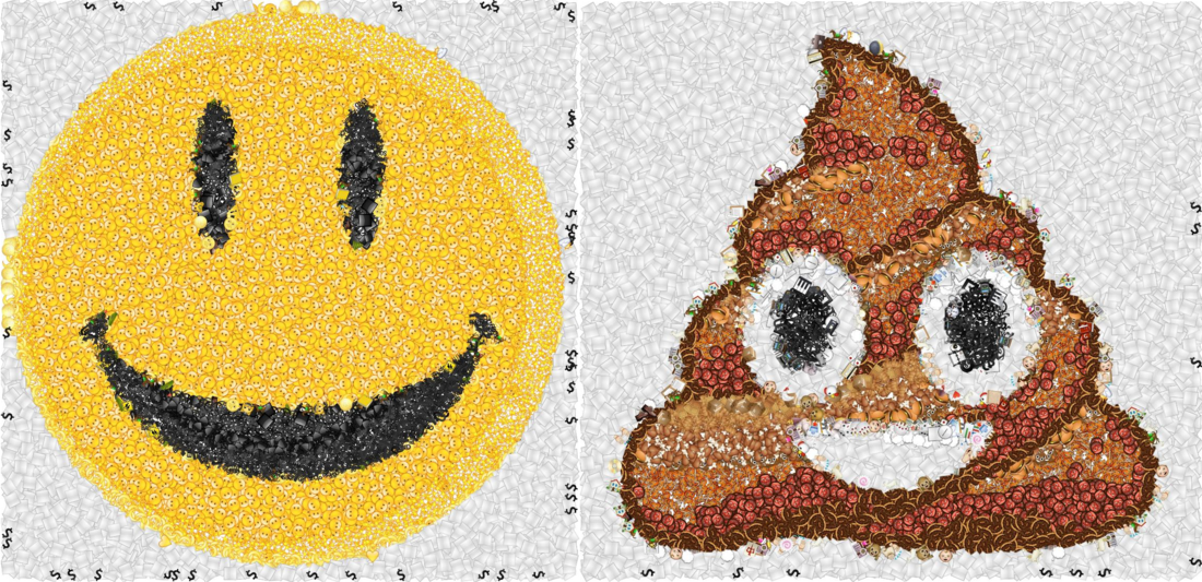 Como convertir foto en mosaico de emoticono