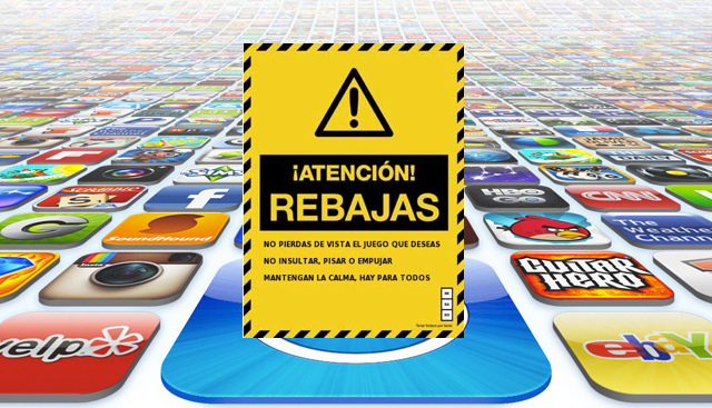 Rebajas en las apps de App Store y Google play