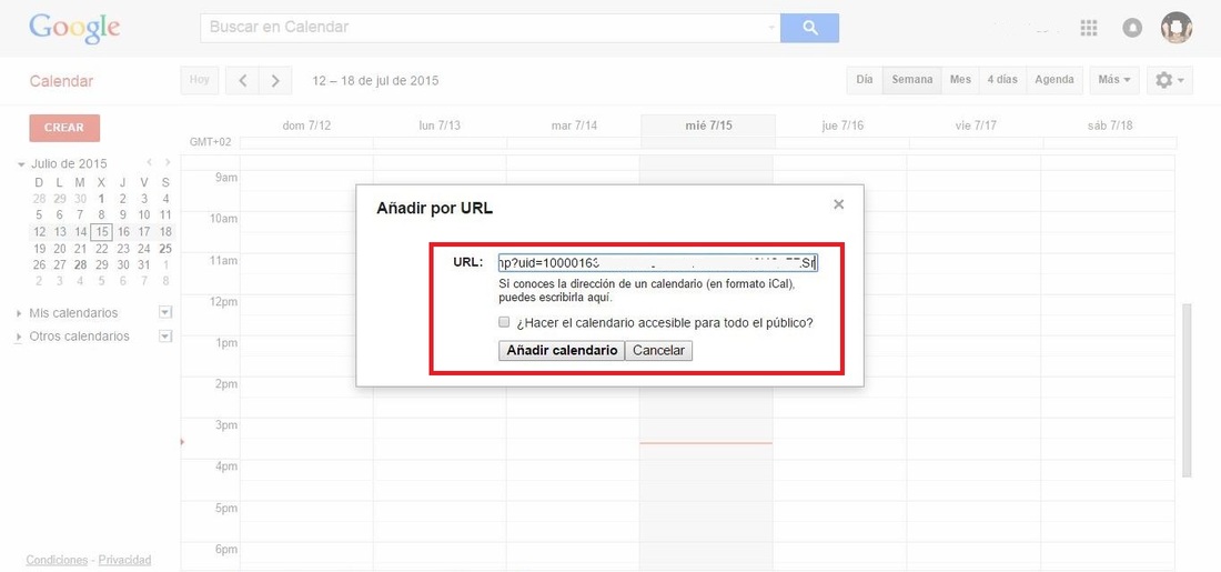 Sincronizar cumpleaños y eventos de Facebook con Google Calendar