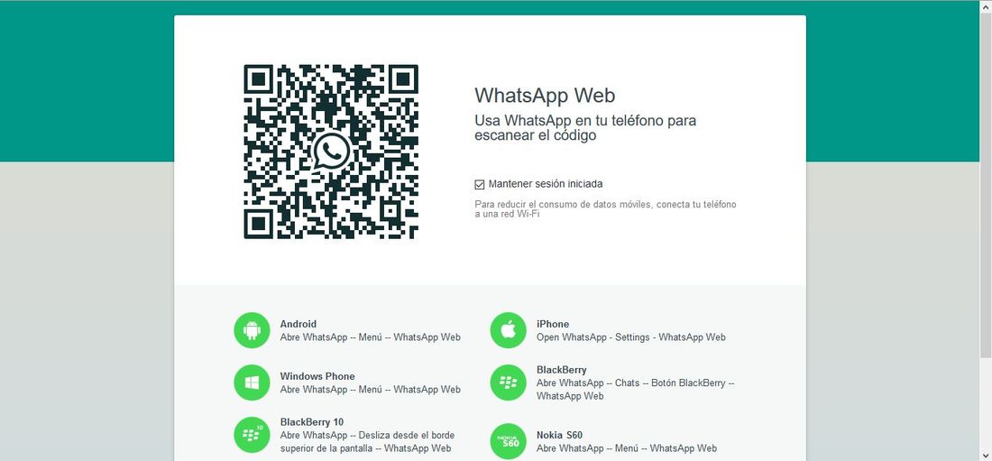 Whatsapp Web para iphone ya esta disponible