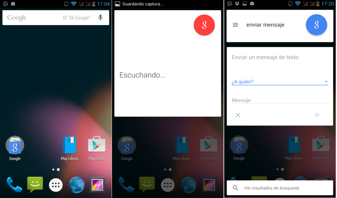 Como enviar mensajes de texto a traves de la voz en Android