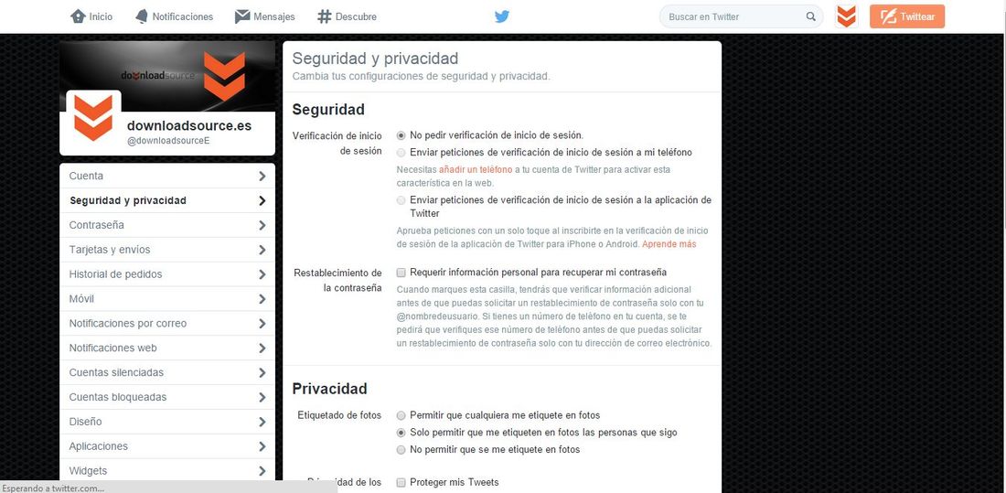 Como utilizar las opciones para mejorar la seguridad de Twitter con la doble verificación de Twitter