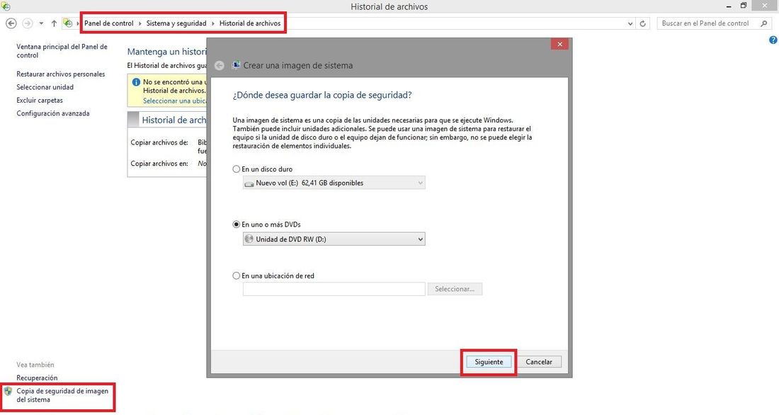 como crear una copia de seguridad de tu Windows 10