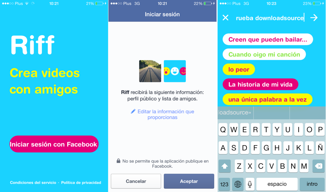 videos colaborativo de Facebook