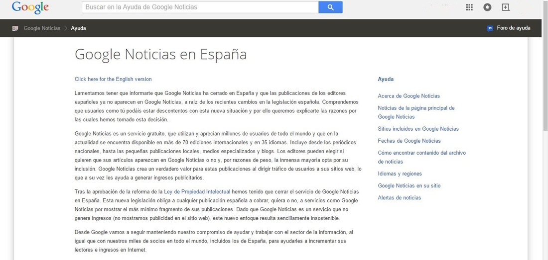 Google noticias españa