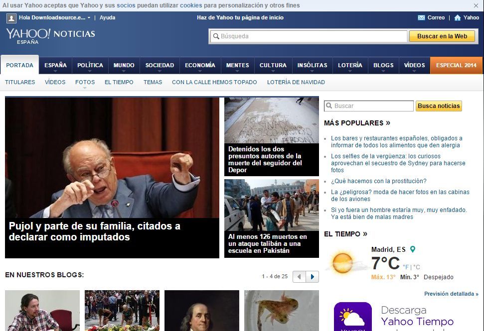 Yahoo noticias españa