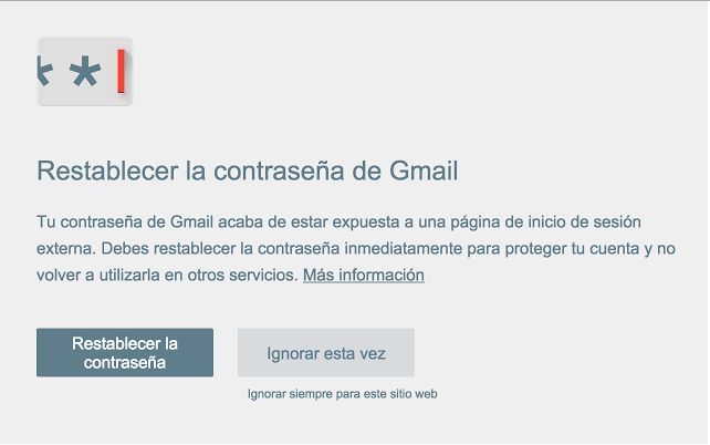 Como evitar el robo de contraseña de google