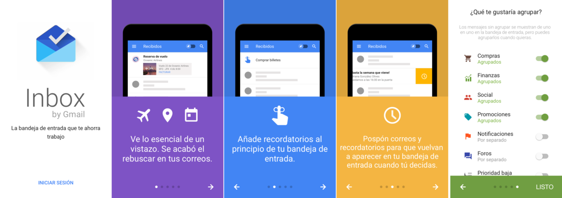 Como usar las nuevas características de Inbox By Gmail