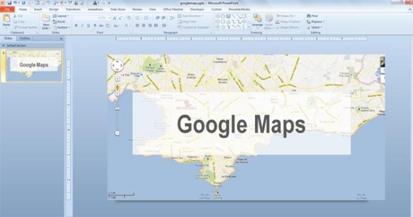 Como colocar mapas de Google maps en tu presentación de Google Maps