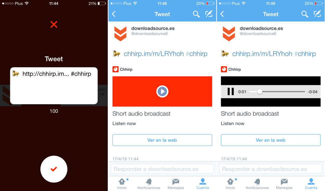 Como publicar Tweets con voz y audio en tu perfil de Twitter