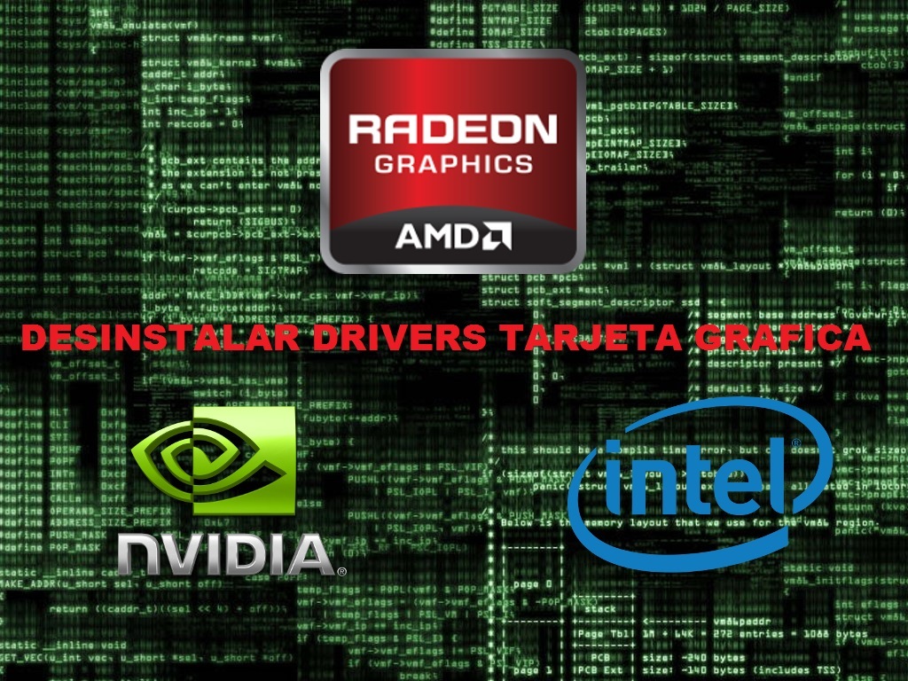 Como desisntalar los drivers de tu tarjeta de video AMD, Intel o Nvidea