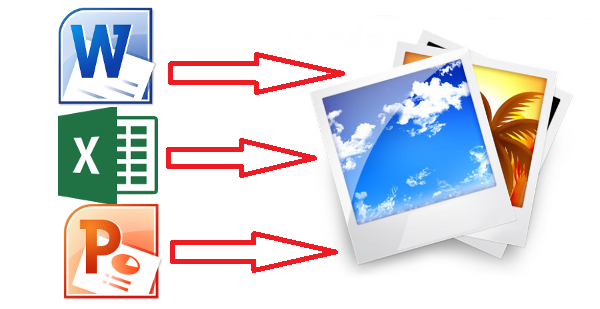 Como extraer todas las imagenes a la vez de docuemntos de Microsoft Word, ya sea Word, Excel o PowerPoint.