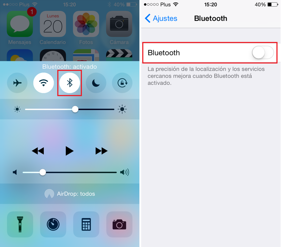 reparar problemas bluetooth