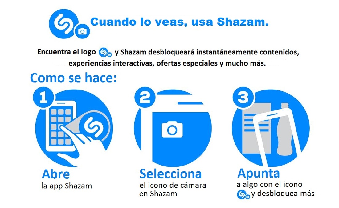 como usar shazam visual para acceder a contenidos ocultos en imagenes a traves del escaner de la app