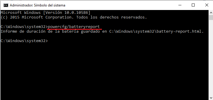 conoce el estado de la batería de tu portatil con windows 10