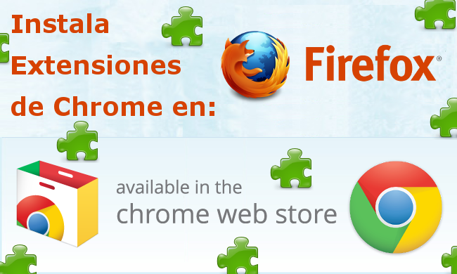 Instalar complementos del navegador Google Chrome en Mozilla Firefox