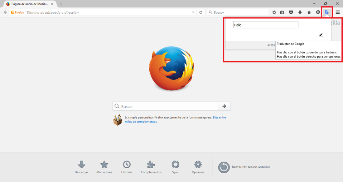 usar complementos de chrome en el navegador Mozilla firefox