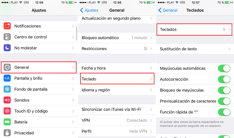 instalar teclado gboard de google en iPhone